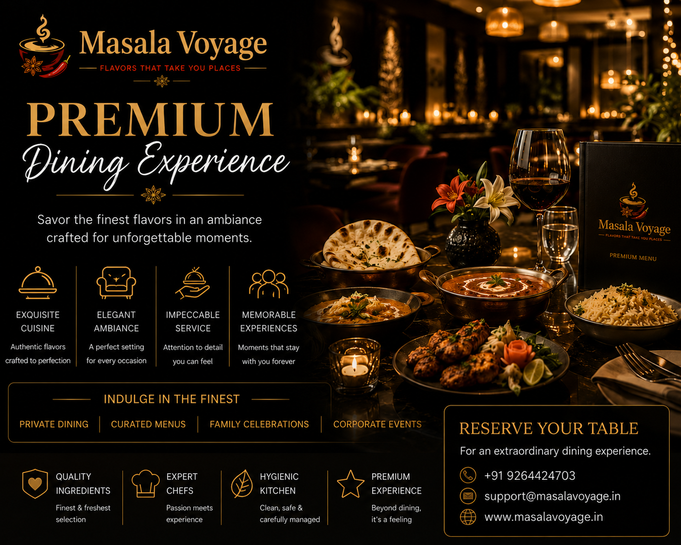 Premium Dining Experience